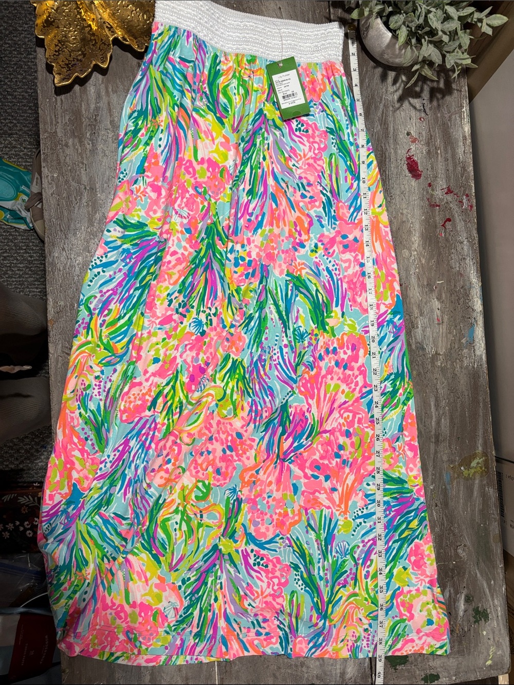 Lilly Pulitzer Nola Beach Maxi Skirt in “Fan Sea Pants” - Picture 8 of 8